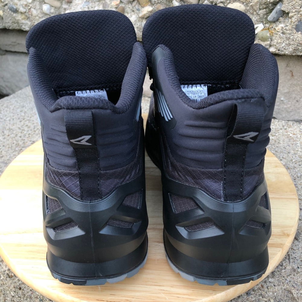 Lowa GoreTex Mid Hiking Boots Men 14 Merger GTX Black Tactical Waterproof 310430 - Picture 11 of 16